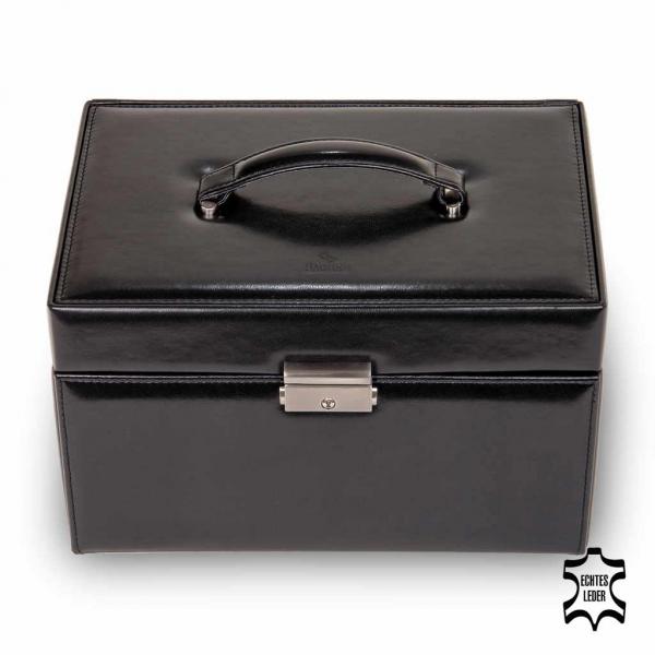 SACHER | Schmuckkoffer Lena New Classic Echtleder schwarz (77.107.010443)