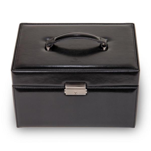 SACHER | Schmuckkoffer Lena New Classic Lederimitat schwarz (77.000.290443)