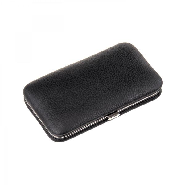 SACHER | Manikürenset 4-teilig Leder genarbt schwarz (TF100R.1504)