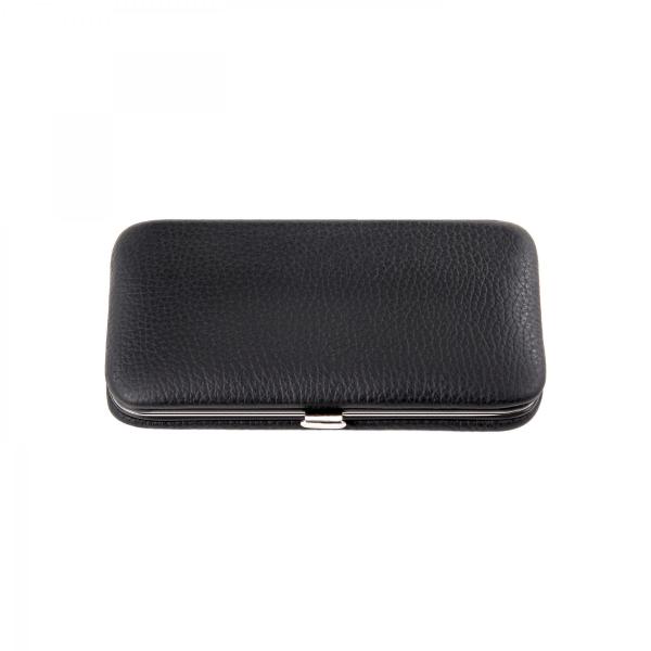SACHER | Manikürenset 4-teilig Leder genarbt schwarz (TF100R.1504)