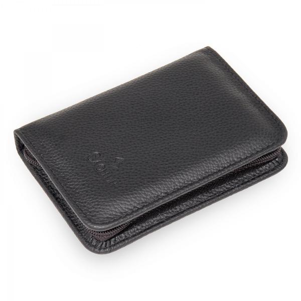 SACHER | Manikürenset 6-teilig Leder genarbt schwarz (TR300R.1504)