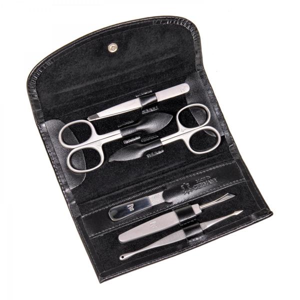 SACHER | Manikürenset 6-teilig Leder schwarz (TT400R.0104)