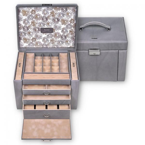 SACHER | Schmuckkoffer Marta Fleur Venice grau (88.510.561643)