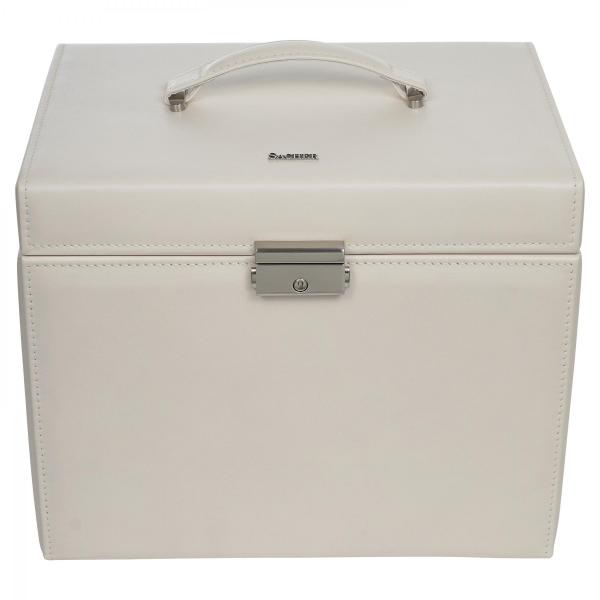 SACHER | Schmuckkoffer Nina Elegance Echtleder ivory (85.518.565608)