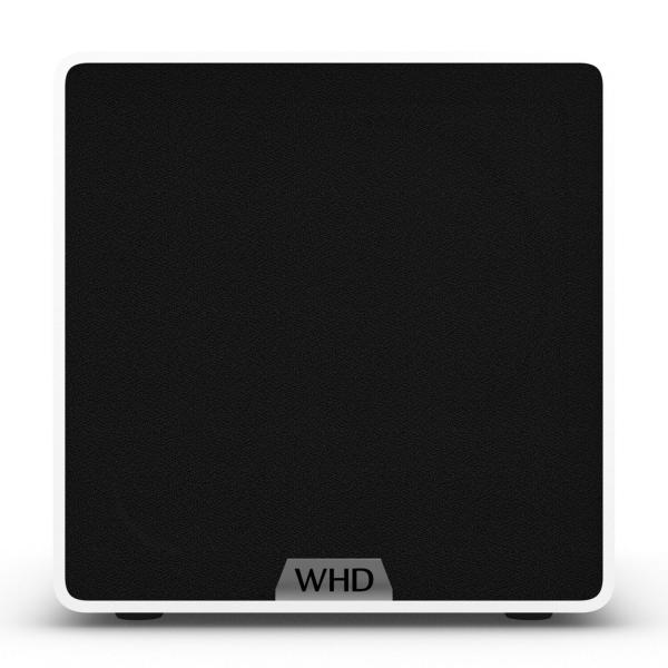 WHD | Qube 2 Go WiFi WLAN Streaming Lautsprecher (Aluminium weiß)