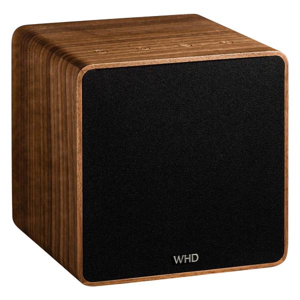 WHD | Qube XL Bluetooth (W)LAN Highend Streaming Lautsprecher (Nussbaum)