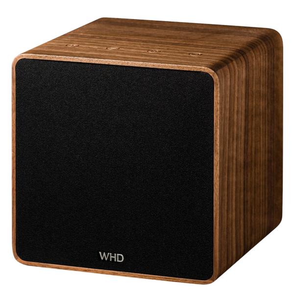 WHD | Qube XL Bluetooth (W)LAN Highend Streaming Lautsprecher (Nussbaum)