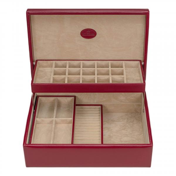 WINDROSE | Schmuckkassette Charmbox Merino rot (803350.00)