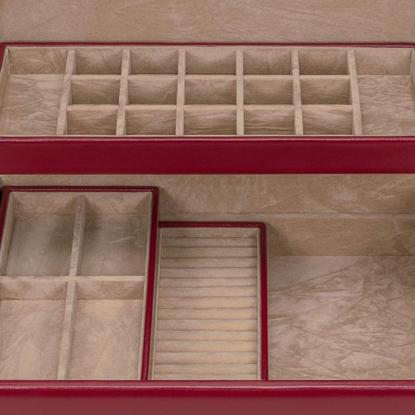 WINDROSE | Schmuckkassette Charmbox Merino rot (803350.00)
