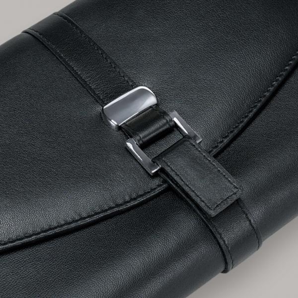 Preview: WINDROSE | Schmucktasche XL Nappa Vollrindleder schwarz (803108.08)