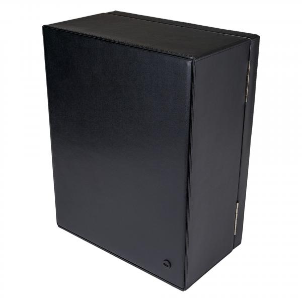 WINDROSE | Uhrenbeweger Ambiance 4 Uhren Leder Velours schwarz (851104.08)