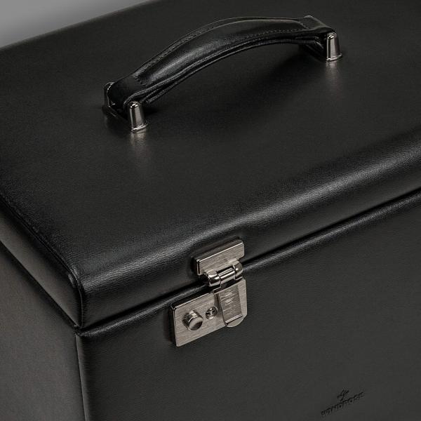 WINDROSE | Schmuckkoffer Ambiance Rindleder schwarz (803216.08)