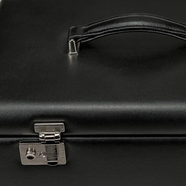 WINDROSE | Schmuckkoffer Ambiance Rindleder schwarz (803216.08)