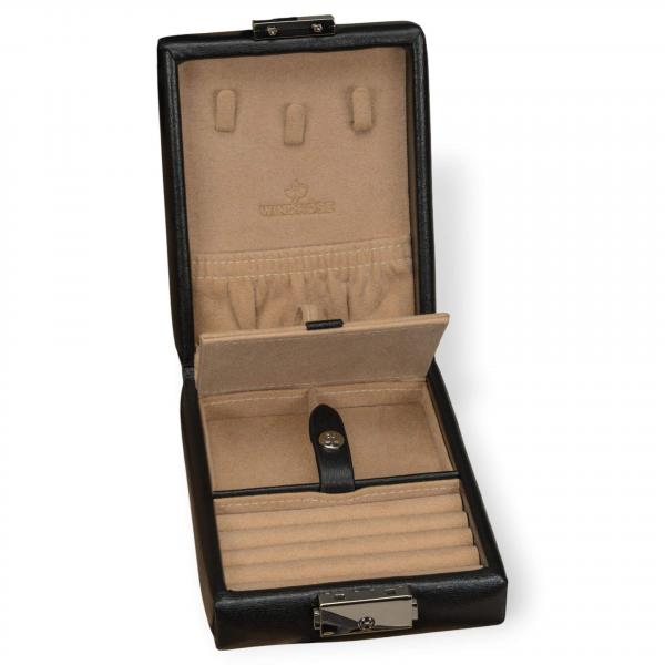 WINDROSE | Schmuckkoffer Ambiance Rindleder schwarz (803216.08)