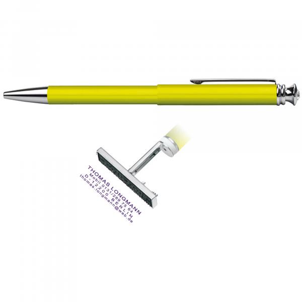 HERI Stempelkugelschreiber Classic Crown 3409M kiwi