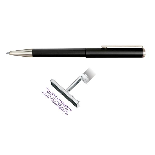 HERI Stempelkugelschreiber Classic 3102M schwarz