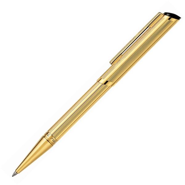 HERI | Stempelkugelschreiber Drehkugelschreiber Diagonal gold (3003M)