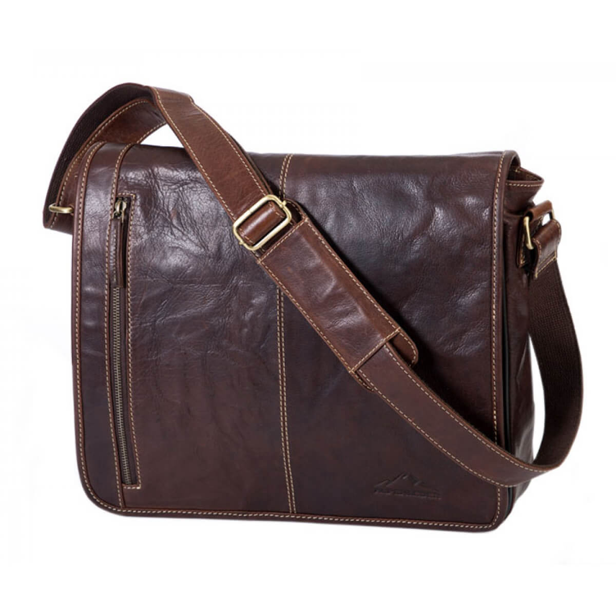 ALPENLEDER Messenger Bag ATLANTA (brandy)
