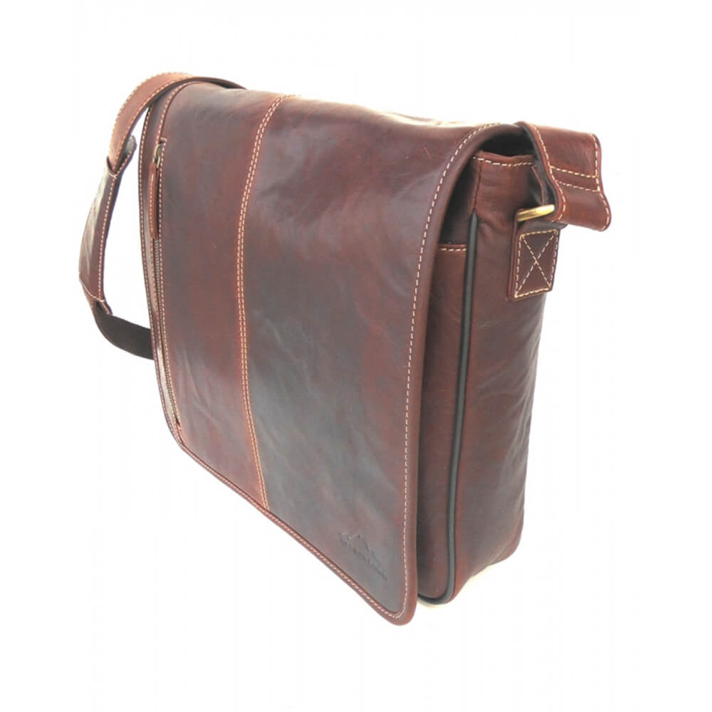 ALPENLEDER Messenger Bag ATLANTA (brandy)