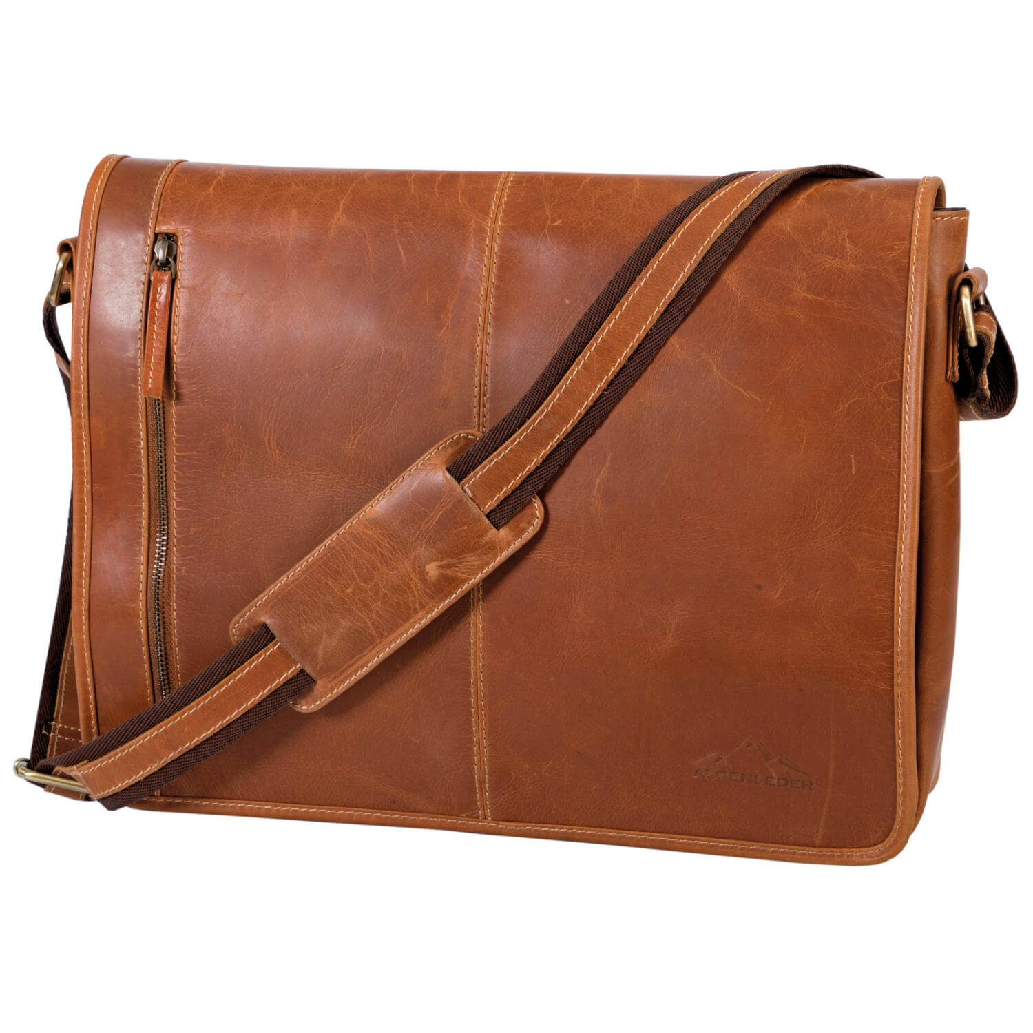 ALPENLEDER Messenger Bag ATLANTA (cognac)