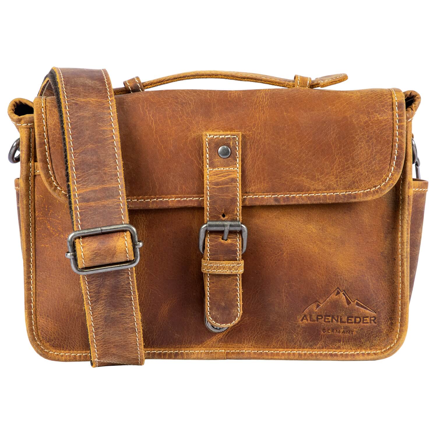 ALPENLEDER Messenger Bag CRUISER wild camel