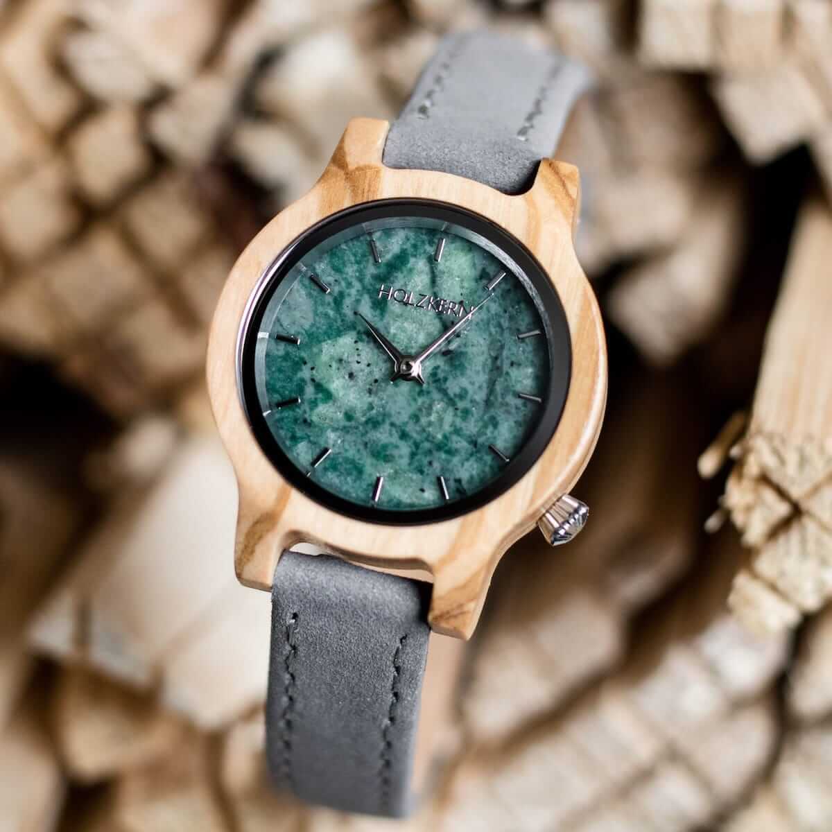 HOLZKERN Corsara Damen Holzarmbanduhr