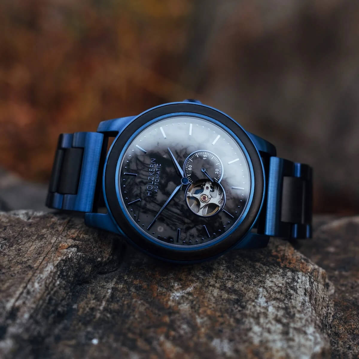 Herren Holzkern Uhren Zebrano Holzkern Automatik WIEDER Erhältlich 👀