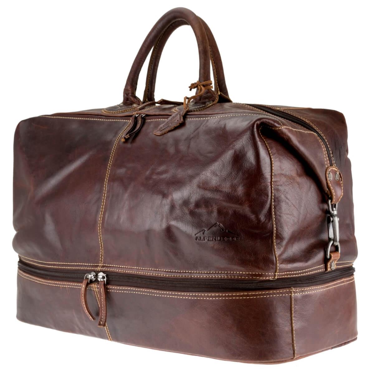 ALPENLEDER Reisetasche Duffel Bag ARIZONA brandy