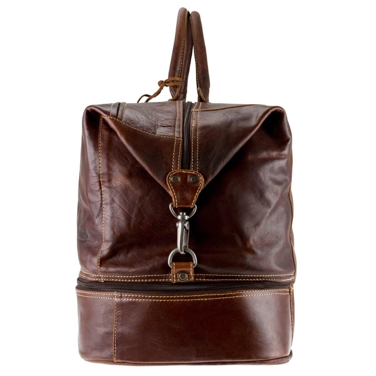 ALPENLEDER Reisetasche Duffel Bag ARIZONA brandy
