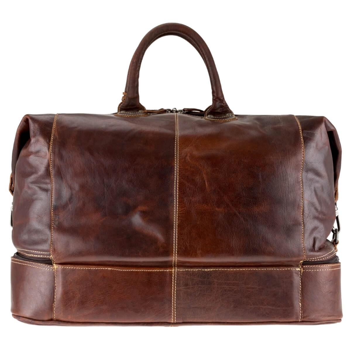 ALPENLEDER Reisetasche Duffel Bag ARIZONA brandy