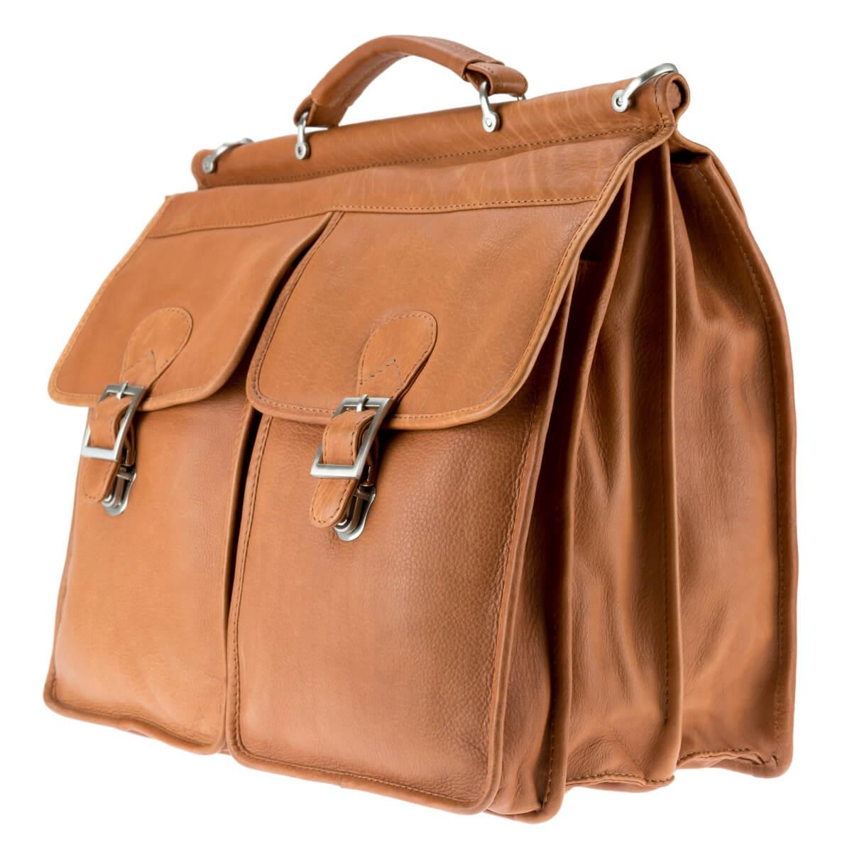 ALPENLEDER | Aktentasche DIPLOMAT naturbraun (5857-n)