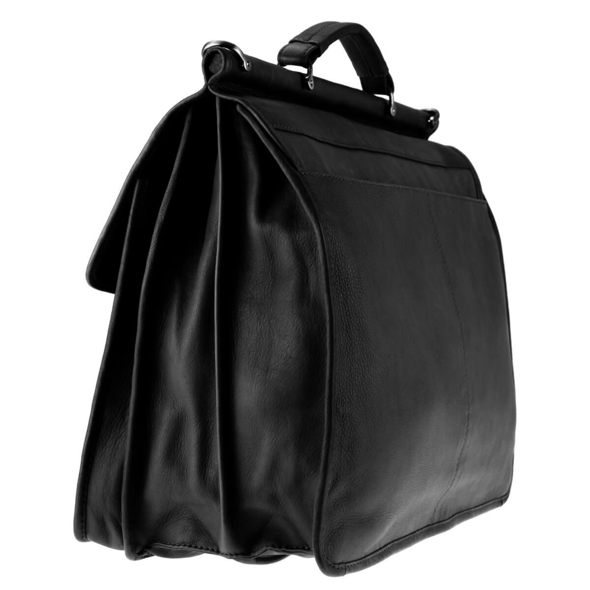 ALPENLEDER | Aktentasche DIPLOMAT schwarz (5857-sw)