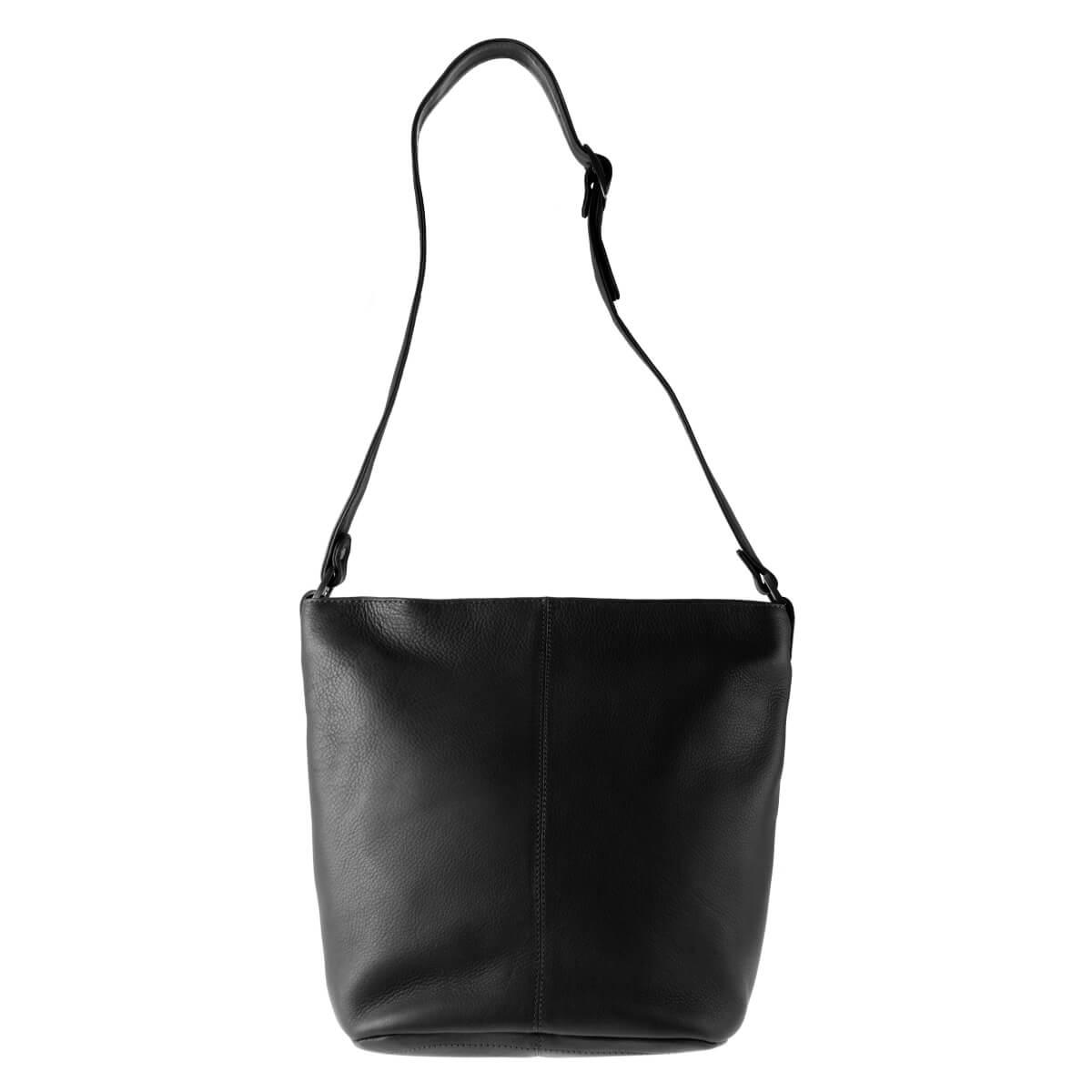 ALPENLEDER | Damen Umhängetasche GRAZ schwarz (5803-sw)