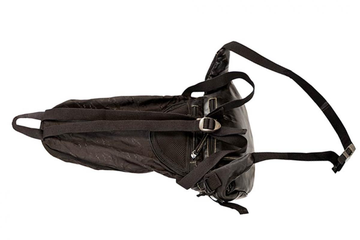ALPENLEDER Gürteltasche Rucksack STADL (ebenholz)