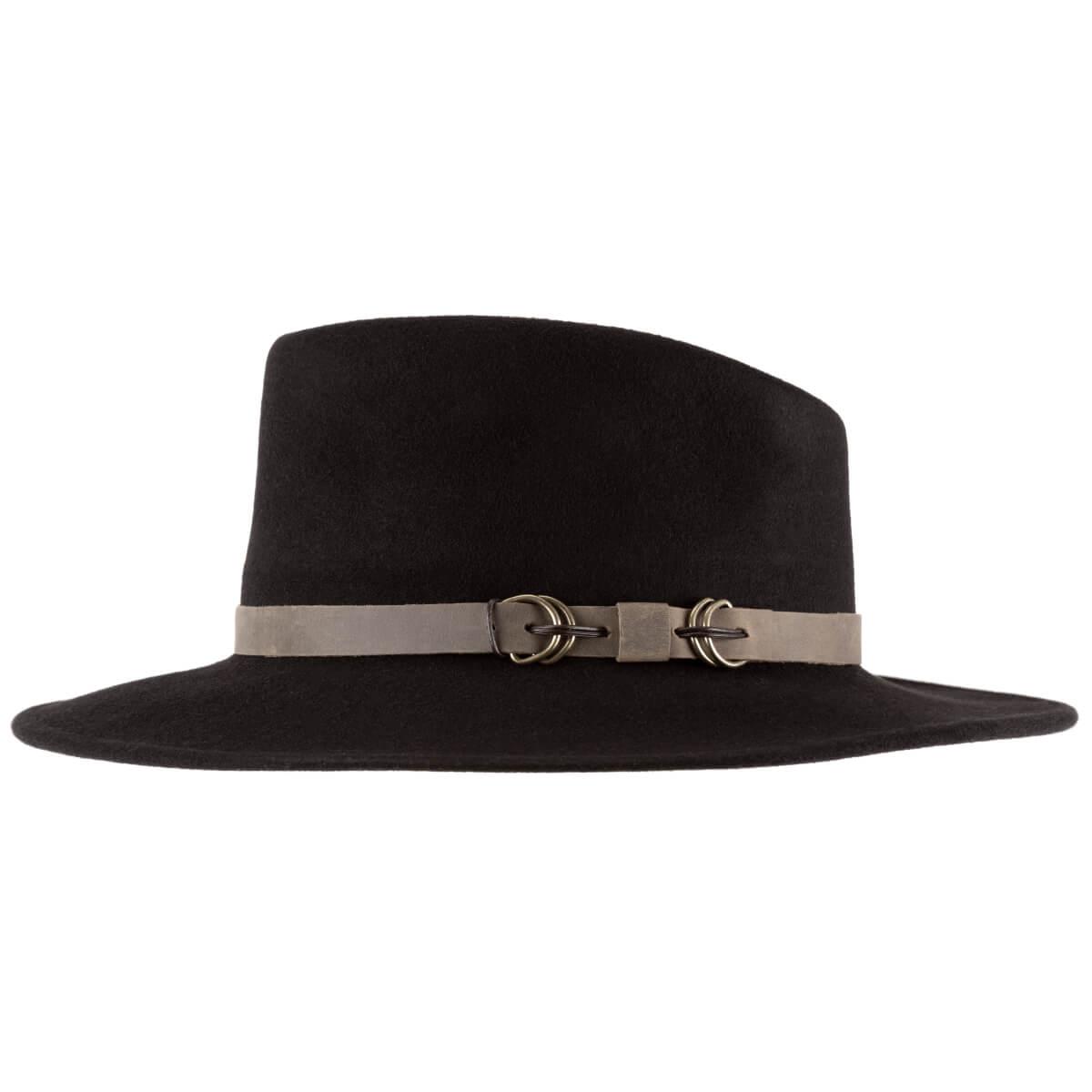 Alpenleder Damen Herren Wollfilzhut Padua black