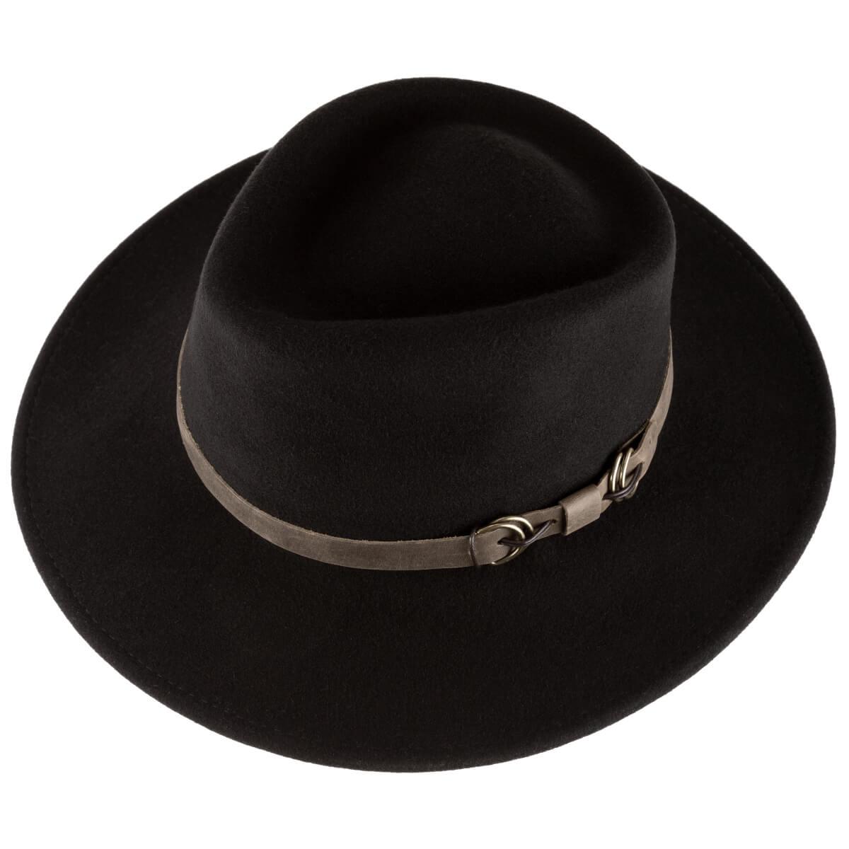 Alpenleder Damen Herren Wollfilzhut Padua black