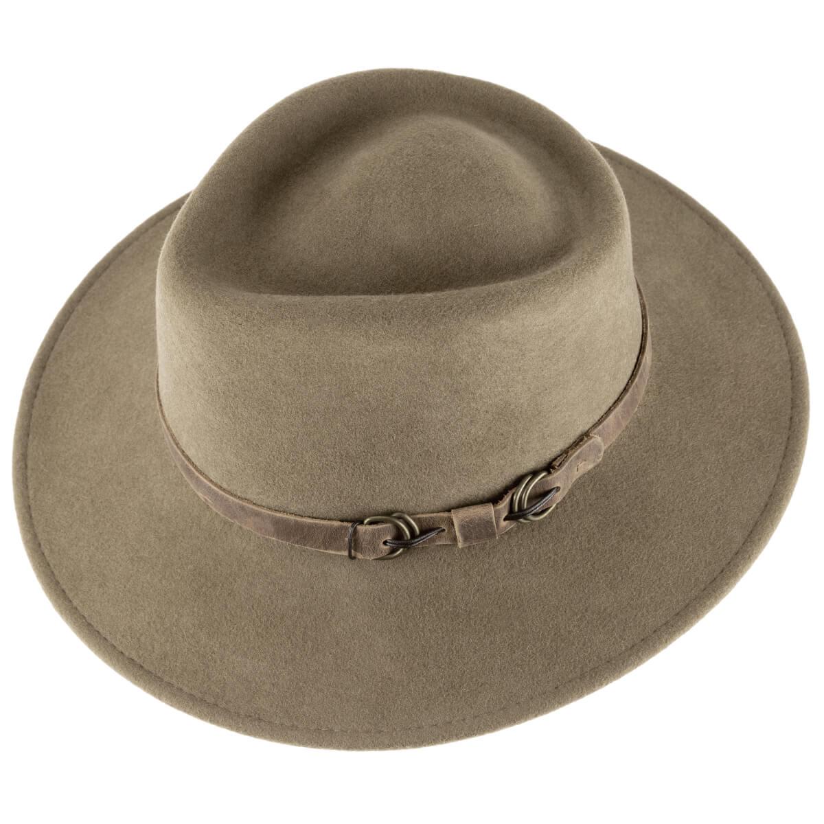 Alpenleder Damen Herren Wollfilzhut Padua dark khaki