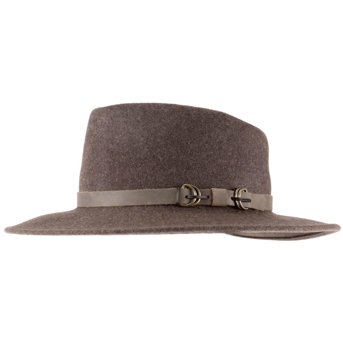Alpenleder Damen Herren Wollfilzhut Padua saddle brown