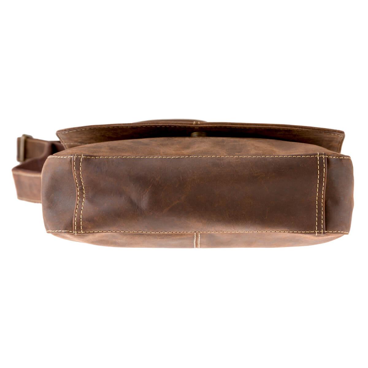 ALPENLEDER | Messenger Bag KANSAS (koffee)