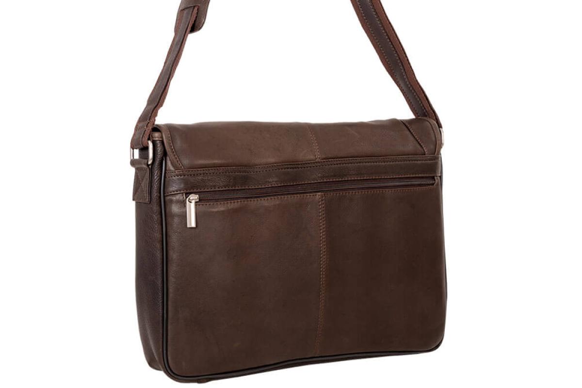 ALPENLEDER | Messenger Bag COLOMBO (schokobraun)