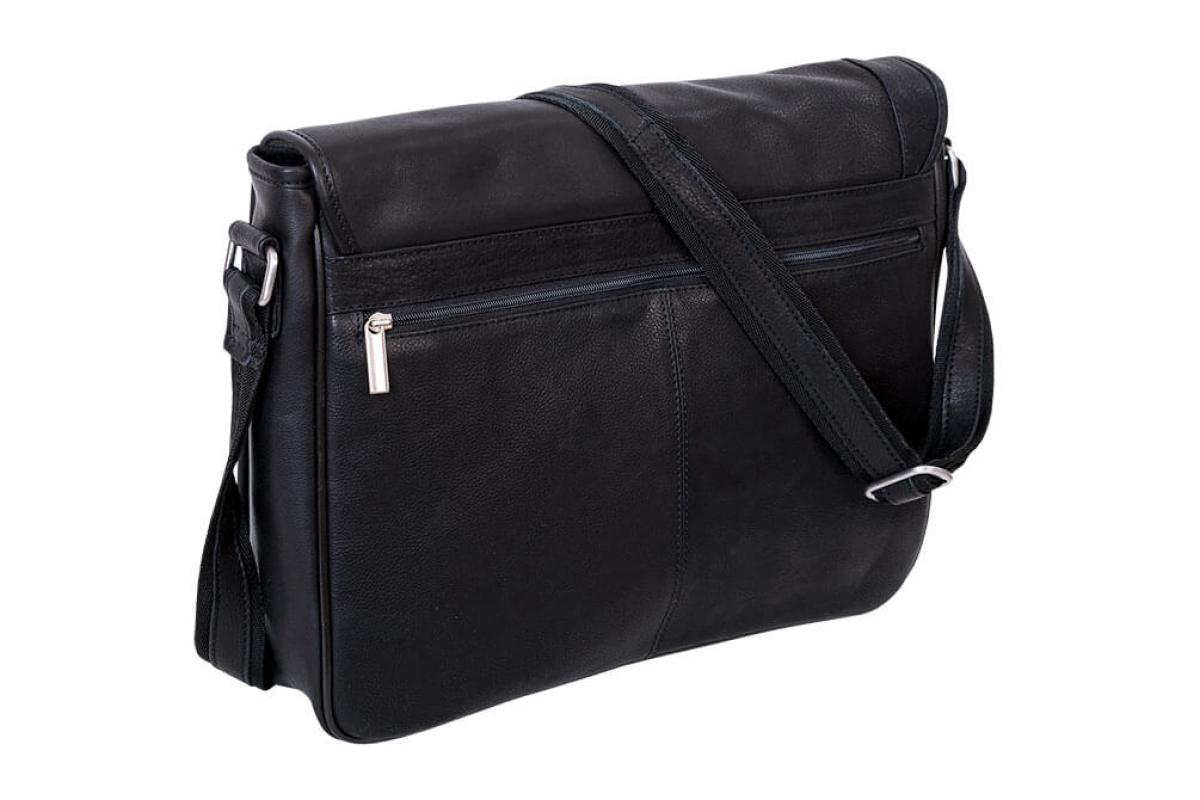 ALPENLEDER | Messenger Bag COLOMBO (schwarz)