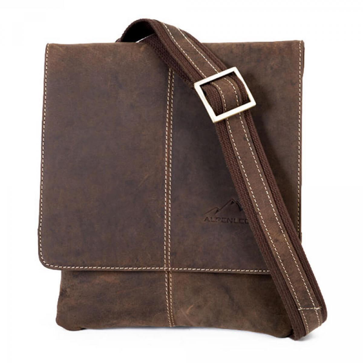 ALPENLEDER | Notebook Bag STEVE (koffee) DEN136-k