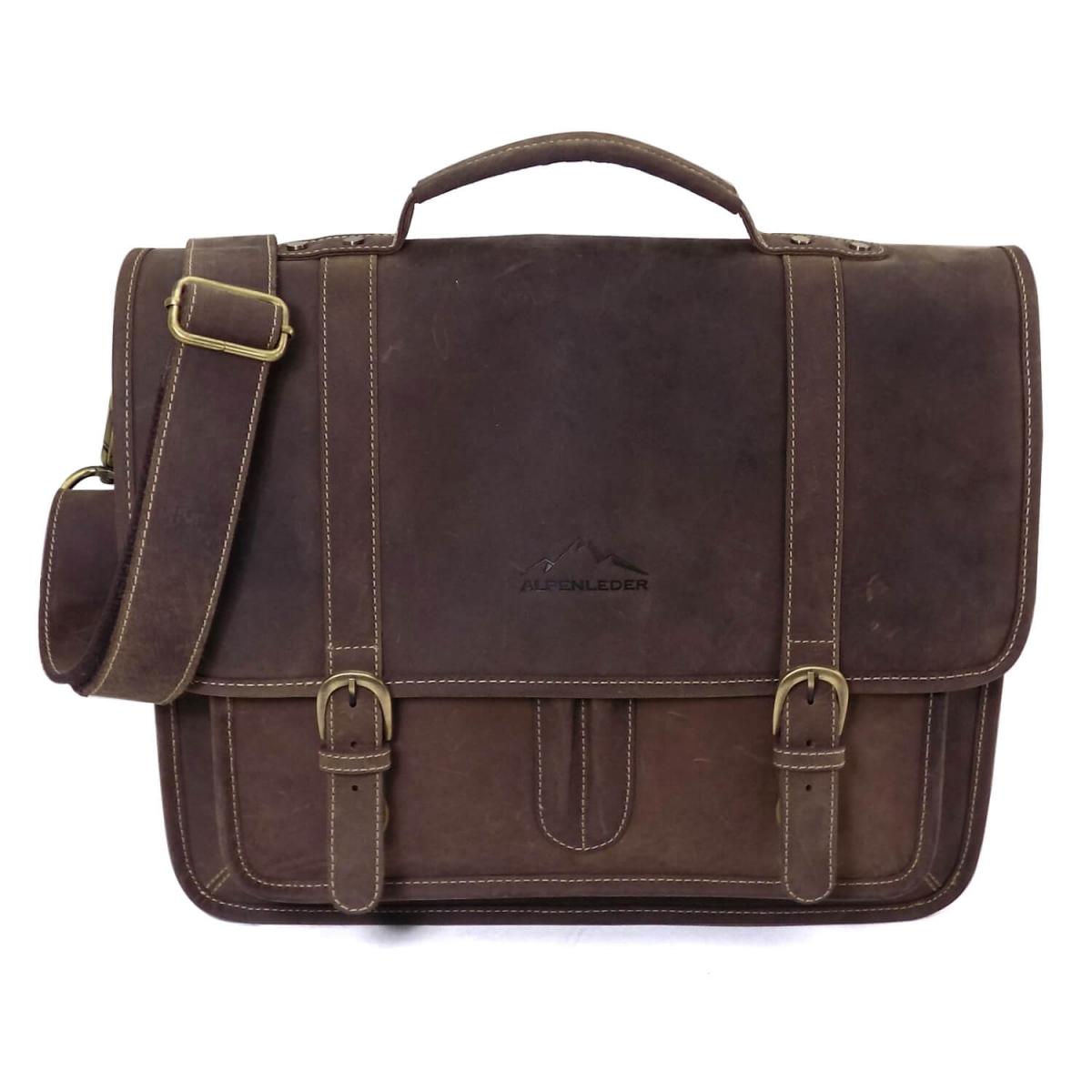 ALPENLEDER Aktentasche OHIO koffee