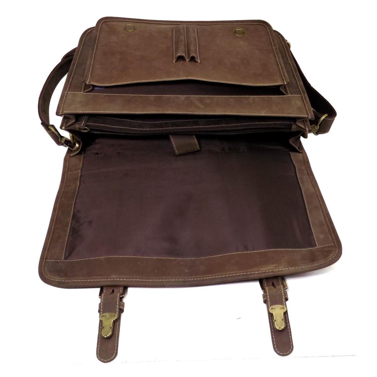 ALPENLEDER Aktentasche OHIO koffee