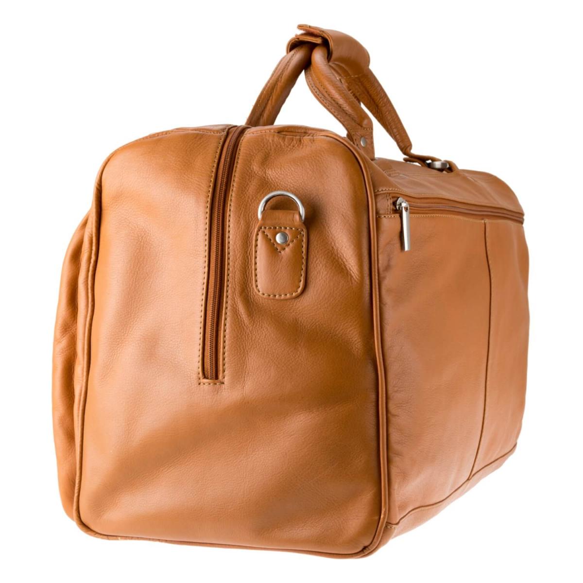 ALPENLEDER | Reisetasche Travel Bag MILANO naturbraun (3022-n)