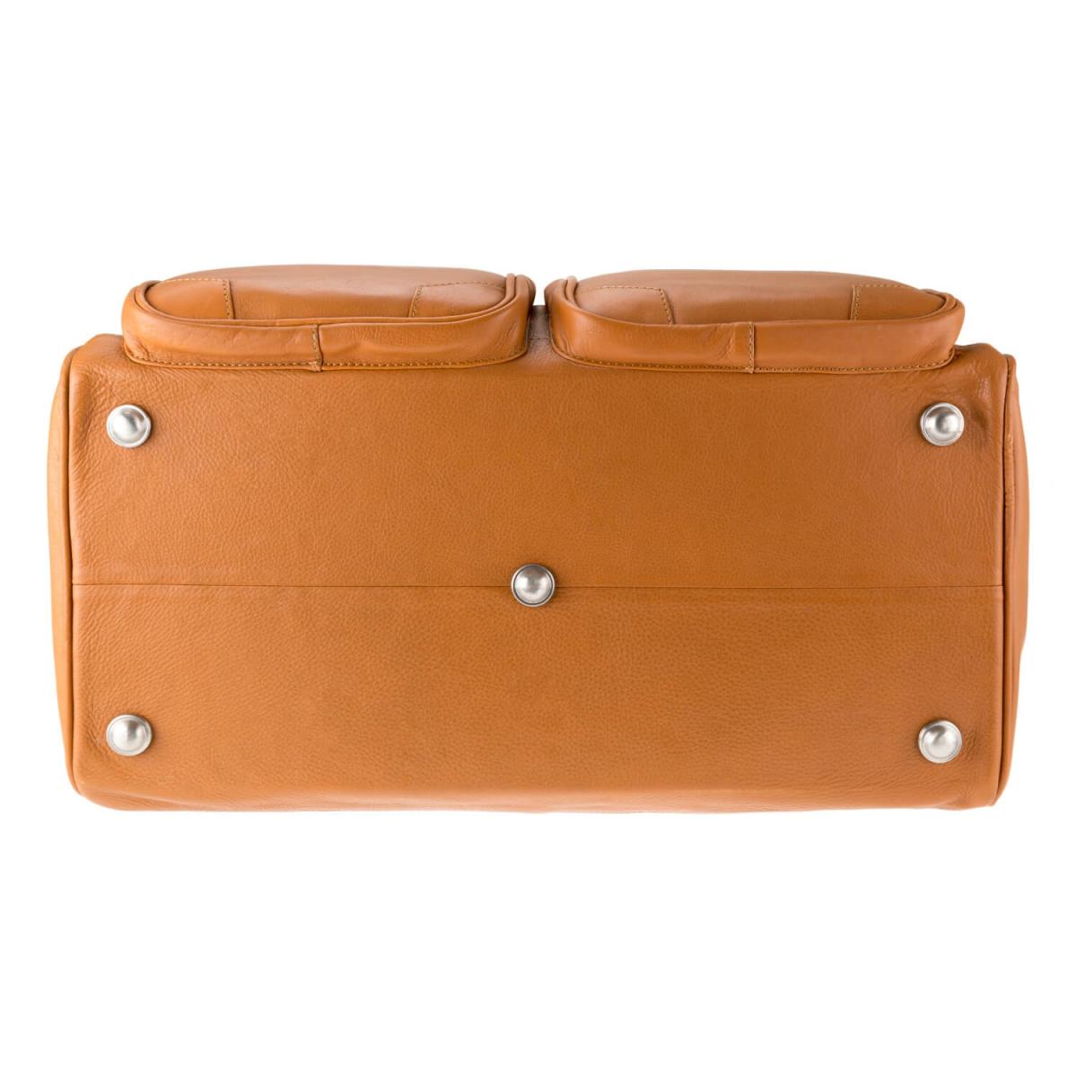 ALPENLEDER | Reisetasche Travel Bag MILANO naturbraun (3022-n)