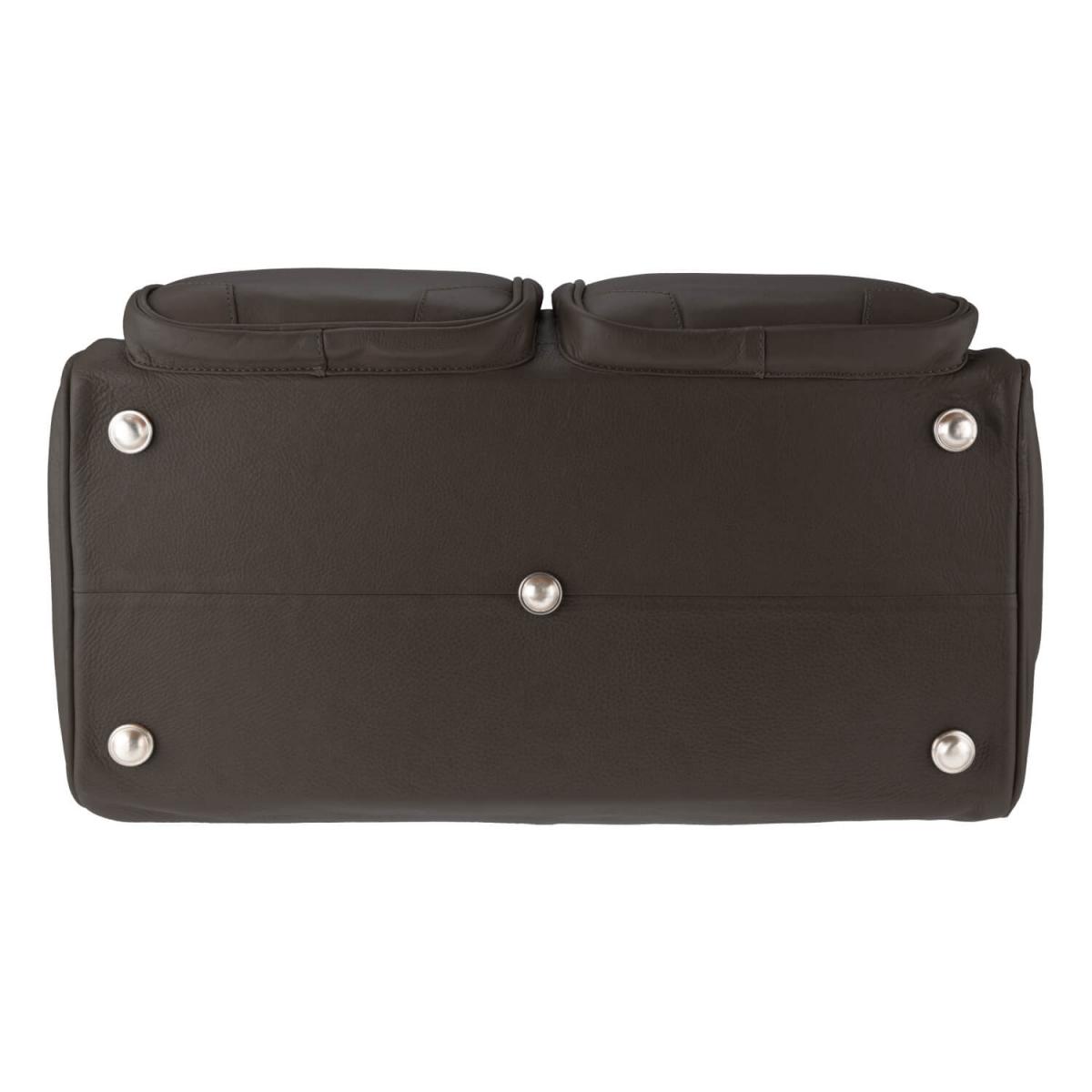ALPENLEDER | Reisetasche Travel Bag MILANO schokobraun (3022-s)