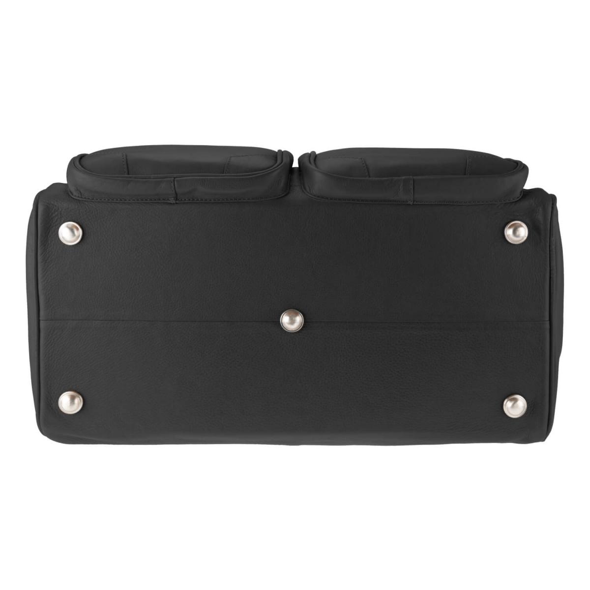 ALPENLEDER | Reisetasche Travel Bag MILANO schwarz (3022-sw)