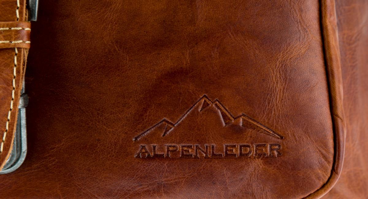 ALPENLEDER Rucksack Backpack JACOB´S WAY cognac