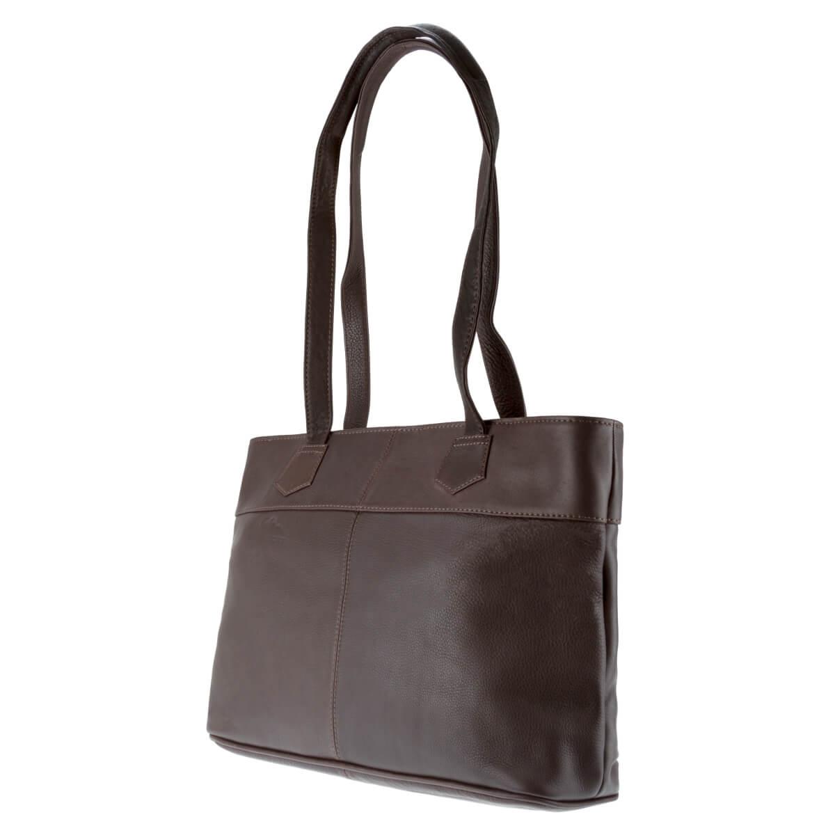 ALPENLEDER Schoppingtasche ISCHGL schokobraun /1741-s)